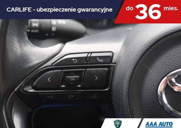 Toyota Yaris cena 70000 przebieg: 40996, rok produkcji 2021 z Trzemeszno małe 232